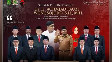 Fraksi PDI Perjuangan DPRD Sumenep: Kepemimpinan Achmad Fauzi Wongsojudo Terus Menuju Arah Positif di Usia ke-47